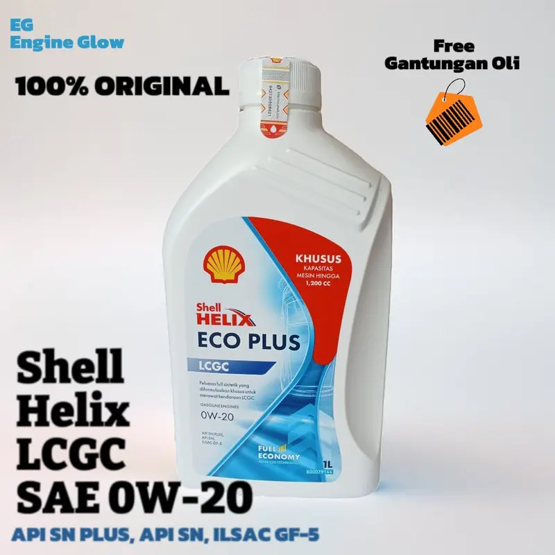 OLI SHELL HELIX ECO PLUS SAE 0W-20 1 LITER 0
