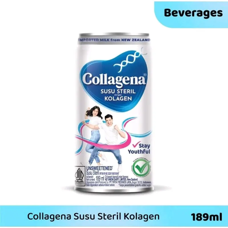 Collagena Susu Steril dengan Kolagen 189 ml 0