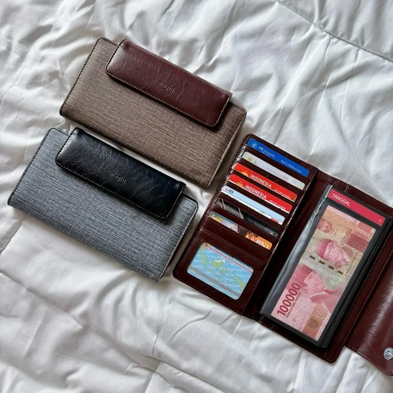Maghi.id - Dompet Keuangan Dompet Disiplin Keuangan Bulanan Budgeting Keluarga Premium Look dengan 32 Slot uang dan 8 Slot Kartu