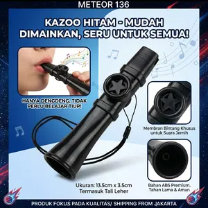 Kazoo Profesional Model Baru Versi Upgrade Suling Mulut Desain Sederhana dan Mudah Dipelajari Suara Elegan dan Halus Alat Musik untuk Pemula Pendamping Gitar Peluit ABS