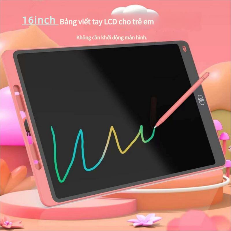  Bảng vẽ màu cho trẻ em bảng viết tay LCD đồ học tập đồ chơi bé vẽ bảng viết bảng viết học sinh bảng vẽ trẻ em gia đình có thể xóa bằng một nút đồ chơi gia đình bảng viết đồ chơi trẻ em 