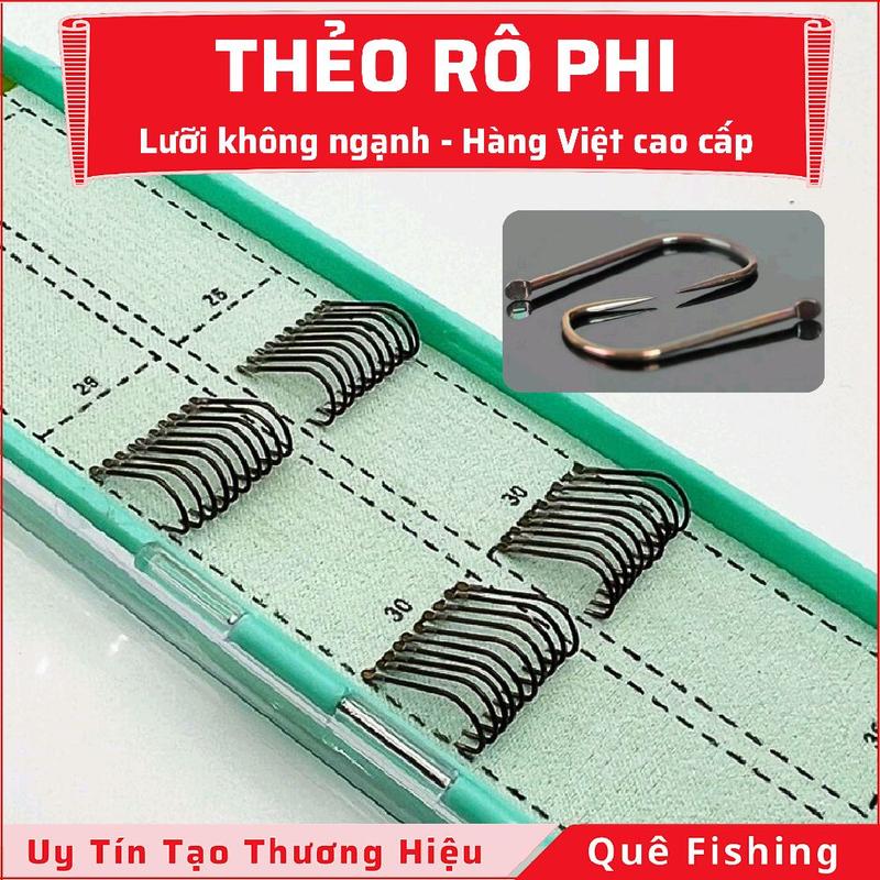 Thẻo MRT Phi Quân câu rô phi buộc sẵn | Made in Việt Nam | Thẻo Bazan carbon thủ công chất lượng cao | Quê Fishing