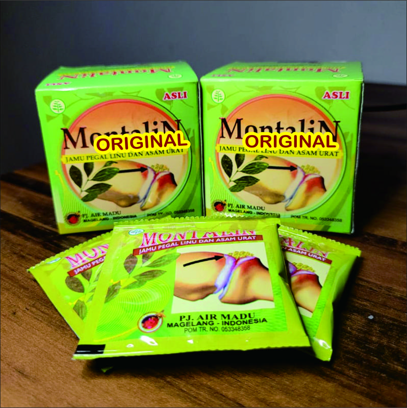 MONTALIN KAPSUL HERBAL MENGATASI PEGAL LINU, ASAM URAT DAN NYERI SENDI ORIGINAL 1