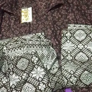 (FREE BROS FREE SELENDANG) NAYANIKA BATIK-Set Kebaya Janggan Ayu FAHIRA Fukuro Embos Premium Kombinasi Katun Batik Setelan Kondangan Wisuda Lamaran