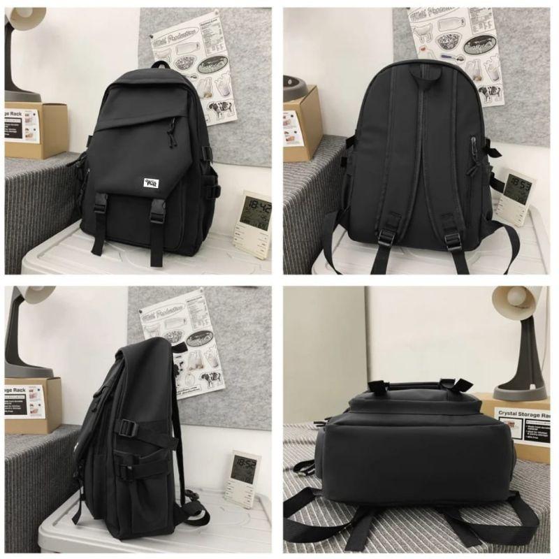 Ransel laptop waterproof backpack / tas distro unisex pria wanita / tas kerja fashion / tas sekolah 3