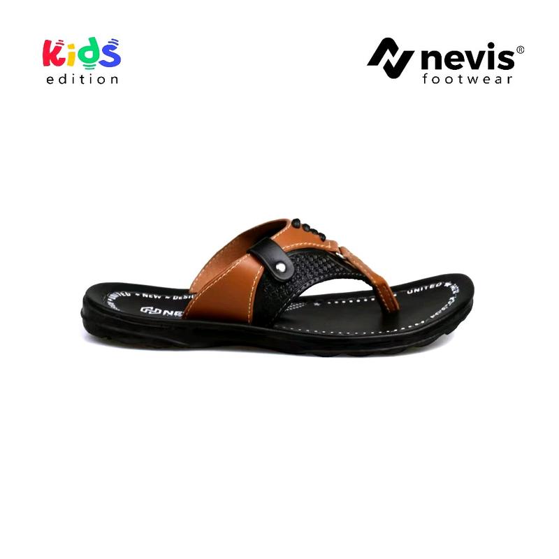 Nevis sandal anak laki laki daffa sandal jepit kulit anak cowok 1