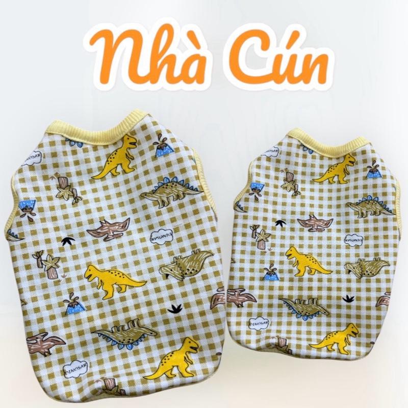 Áo ba lỗ - áo dây vải siêu đẹp cho chó mèo