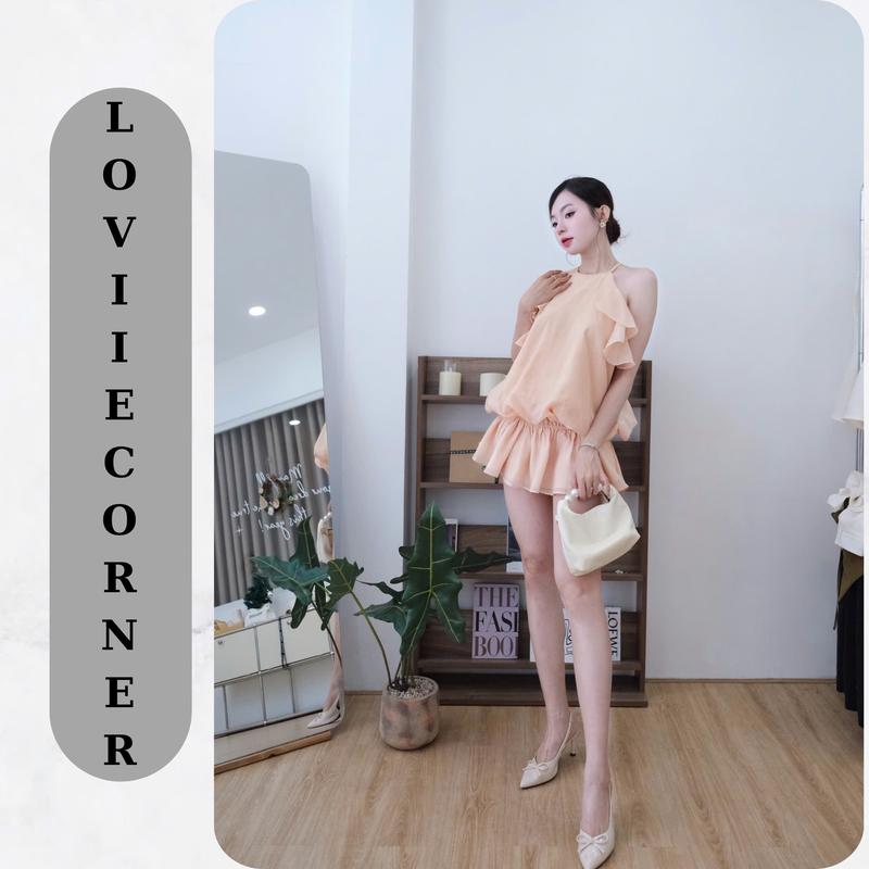LOVIIECORNER - GIÀY CAO GÓT HỞ HẬU DÂY CHUN DA BÓNG BÍT MŨI NHỌN QUAI GẮN NƠ -GIÀY THỜI TRANG NỮ THIẾT KẾ SANG CHẢNH GÓT CAO 7 PHÂN - G241113 7