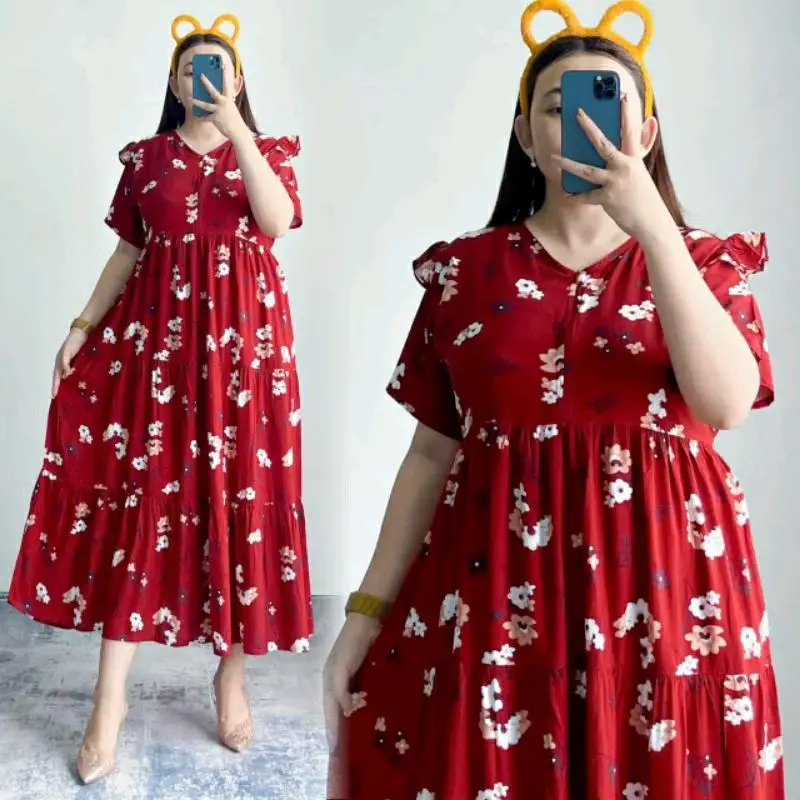 DRESS PANJANG KODE KEJORA MOTIF