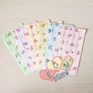 1 lusin / 6 pcs gurita bayi tali motif / polos / perekat - bahan katun halus lembut - grito ikat / perekat untuk bayi newborn