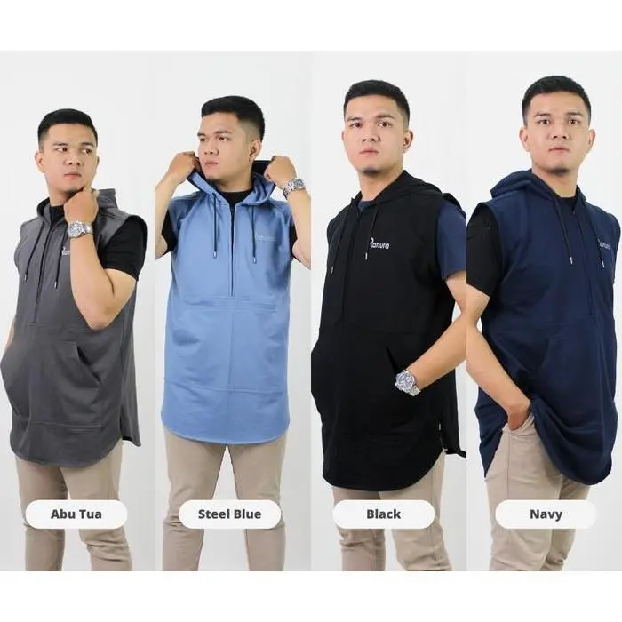 Rompi Sholat Madani Hoodie Pria By Ranura Hijab Bergaransi