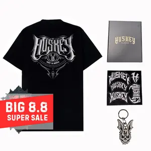 Huskey Clothing - kaos distro pria - Daemon Black - huskey bali kaosmurah kaos marimas