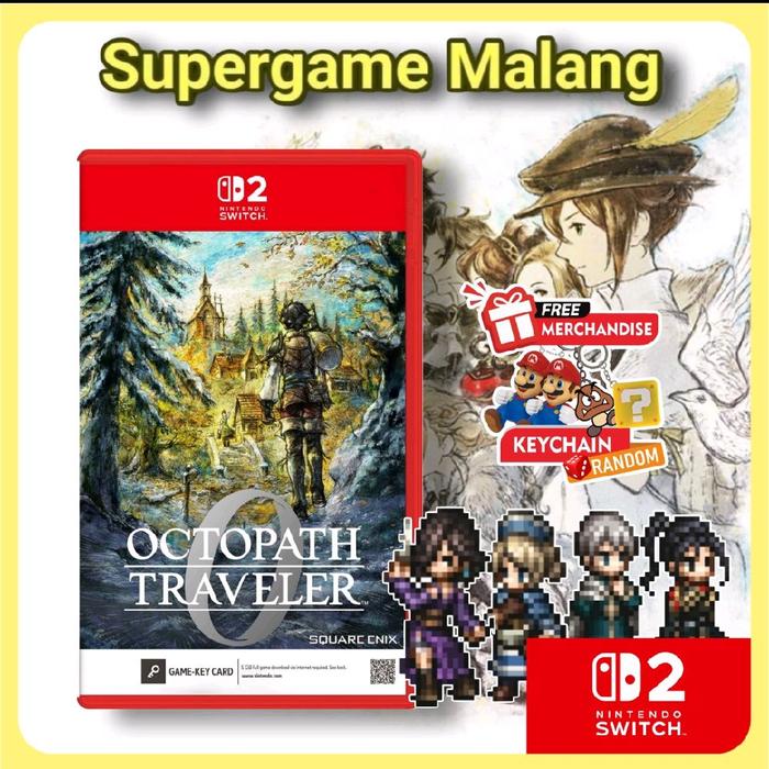 Gambar Supergame Malang Octopath Traveler 0 Switch 2 Switch2 Gaming Gratis Merchandise dan Keychain Random dari Supergame Malang Kota Malang Tokopedia