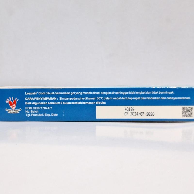 Product Introduction of Lespain Cool 20g - Gel untuk membantu meredakan rasa sakit pada otot karena olahraga, keseleo, memar atau nyeri punggung 1