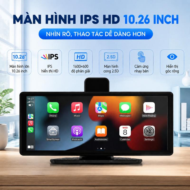 Màn Hình CarPlay Màn Hình Ô Tô 10.26 Inch Android Auto Màn Hình Trung Tâm…