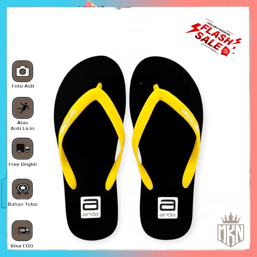 DISTRO TRENS SANDAL PRIA ANDA KEREN ANTI SLIP COCO UNTUK SEHARI HARI SIZE 38/42 TRENDY DISTRO PRIA KECE  Sendal Jepit Flip Flop Casual