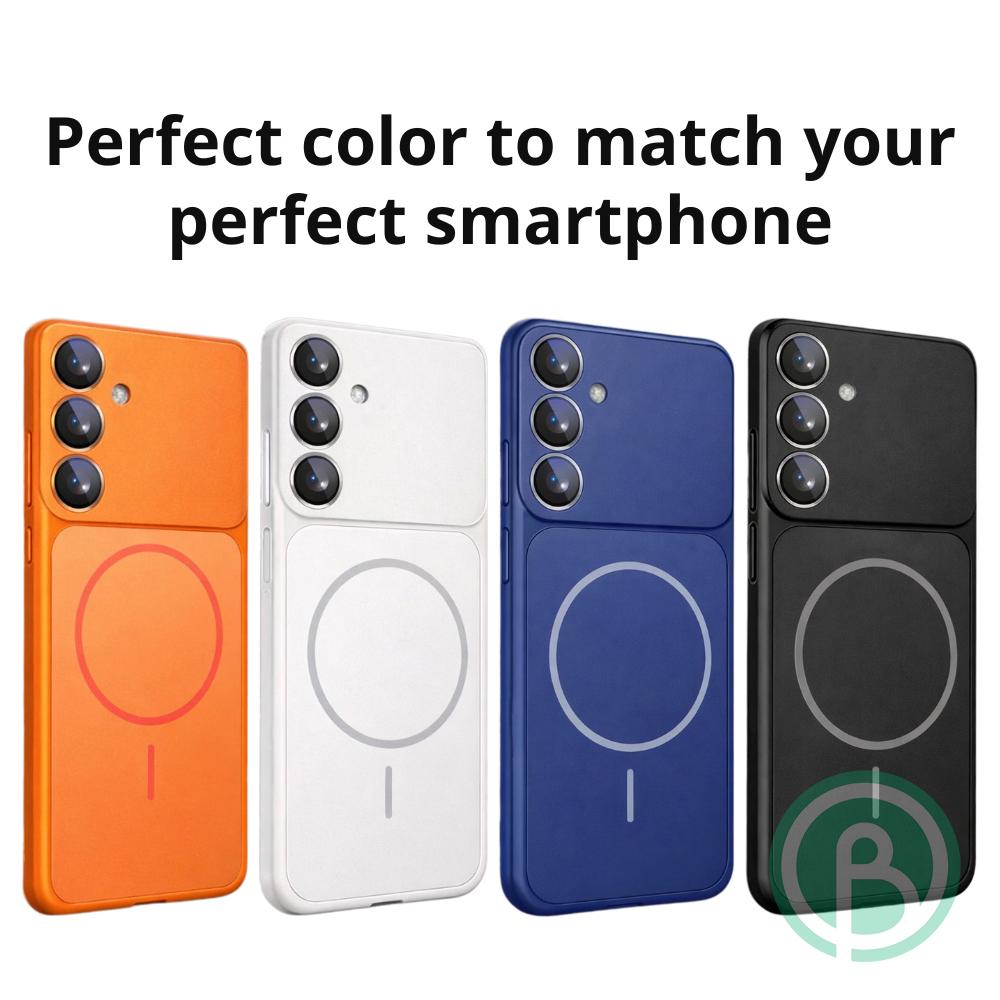 Bunso ECLIP Soft Case untuk SAM S26 Ultra Edge Plus FE S25 S24 S23 A57 A37 A17 A07 A56 A36 A26 A16 A06 A55 A35 5G 4G Magnetic Acrylic Organic Silicone Nano Matte Slim Cover Casing Silikon Lens Camera Protection Viral S26Ultra S25Ultra S24Ultra S24FE