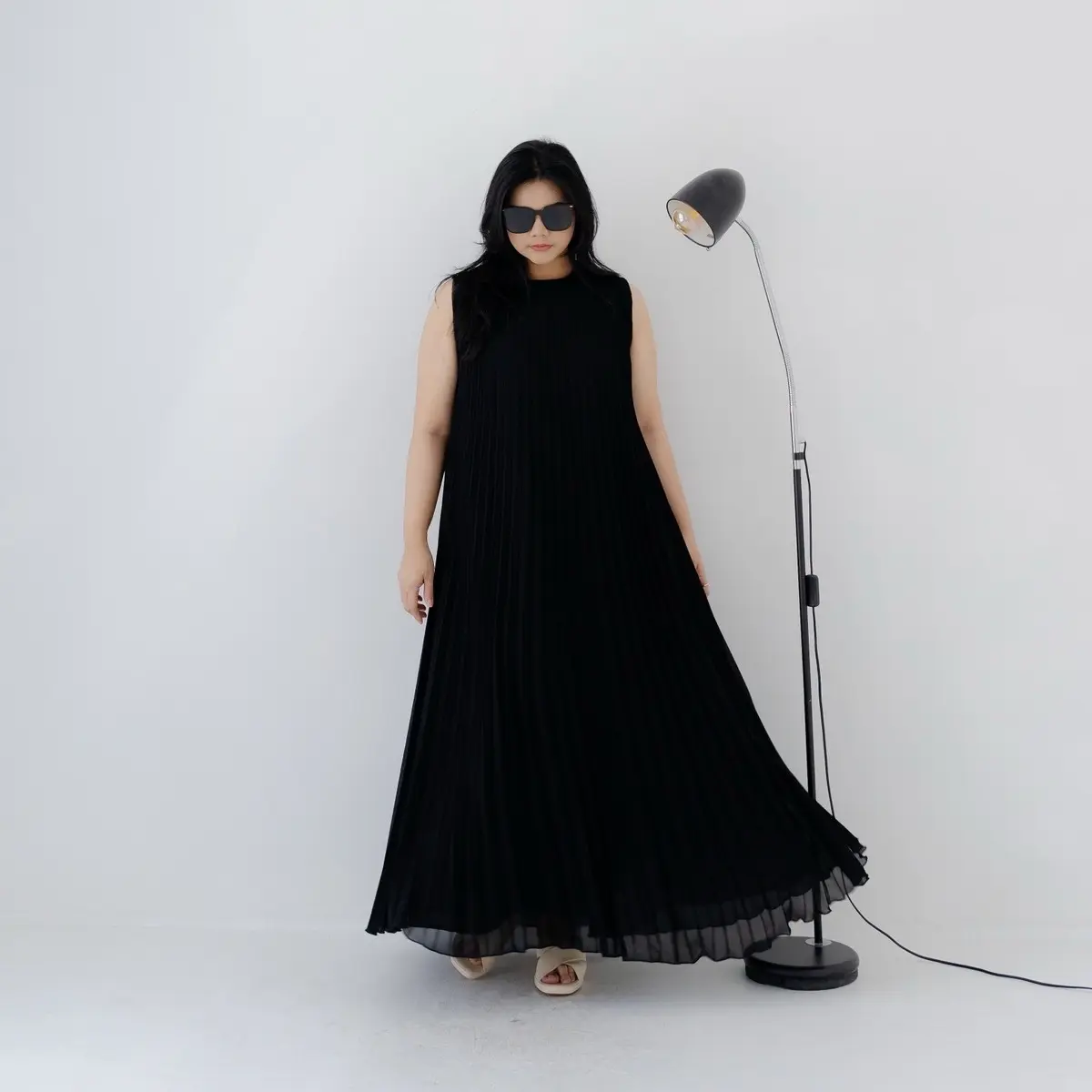 Sharon - Pleated Inner Dress