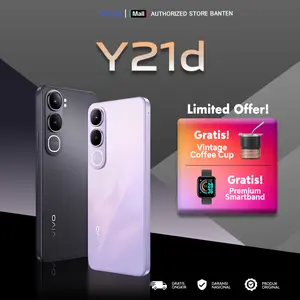 VIVO Y21d, 6500mAh 44 FlashCharge Tahan 3 hari, 50MP Kamera Underwater, Dual Stereo Speaker & 400% Audio Booster, IP 68/69 Tahan Air dan Tahan Banting Ekstrim Ketahanan Ekstrim, Funtouch 0S 15