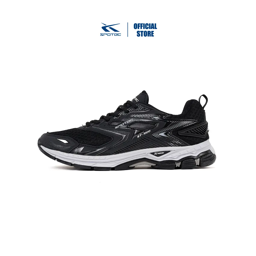 Spotec Running Atland Sepatu Laroi Pria Wanita - Hitam Putih