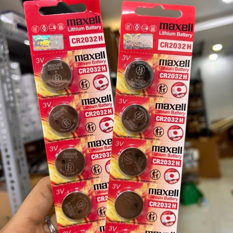 Pin MAXELL CHÌA KHÓA XE MÁY SMARTKEY HONDA SH VISION LEAD AB PCX VARIO CR2032 3V 220mAh Dùng Cho Đồng Hồ Điện Tử & Thiết Bị Điện