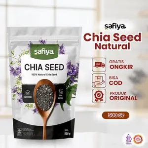 Safiya Chiaseed Organik 500 Gram Chia Seed Natural Premium