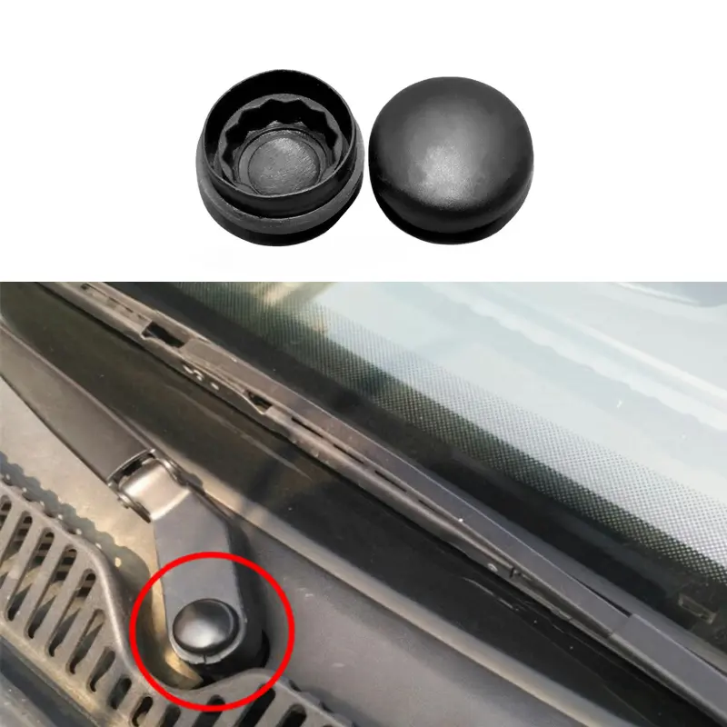2pcs Car front windshield wiper arm nut cap screw cover suitable for Volkswagen Passat B5B6B7 Golf