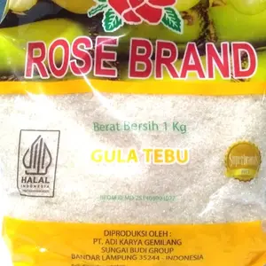 Gula Tebu Premium Rose Brand 1 kg 1 pcs  exp 2027