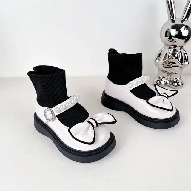 SEPATU ANAK PEREMPUAN,SEPATU ANAK ANAK USIA 10 bln- 10 thn,SEPATU IMUT,SEPATU DOKMART 06 BABY MUTIARA,SEPATU BALITA,SEEPATU PEREMPUAN MURAH Bunda Kaki Anak-Anak Prewalker Bayi 1
