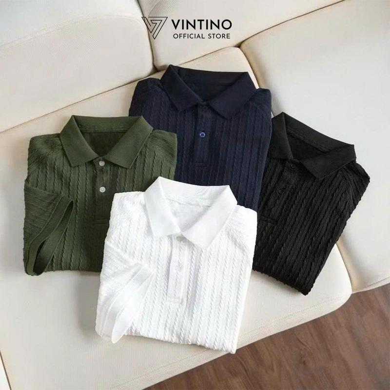 Áo Polo Nam VINTINO Chất Vải Dệt Kim Cao Cấp Co Giãn Thoáng Mát Không Bai Xù Form Dễ Mặc PL05