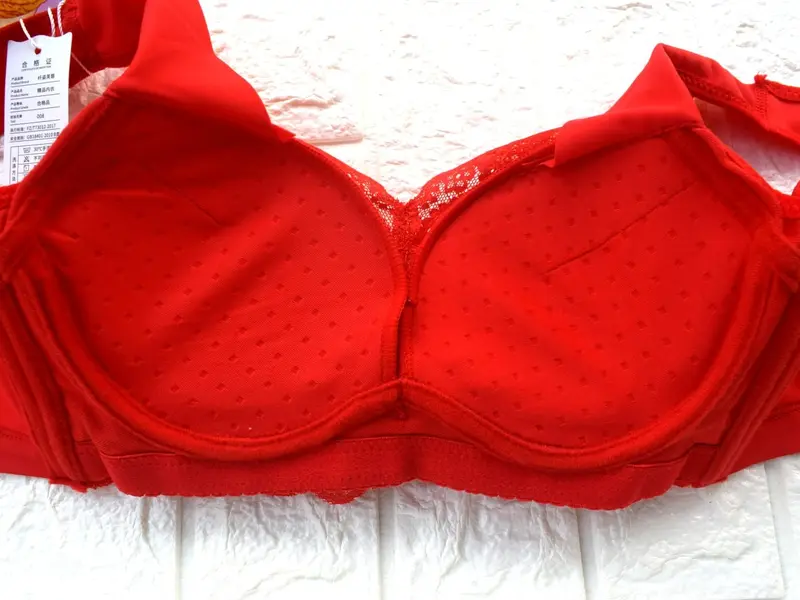 BBL 123 BH Wanita Busa Tebal Tali Langsung BRA  Berkawat Kait 4 Penutup Samping Lebar Cup B Renda Super Soft Full Coverage Dalaman Wanita Fashion pengencang 3