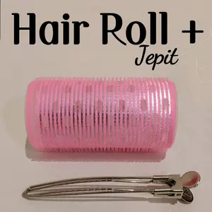1 PAKET ROLL RAMBUT THERMAL- ALUMUNIUM + JEPIT//ROLL JUMBO SIZE 4CM/5CM Jepitan