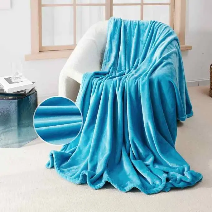 Flannel Fleece Blanket: High quality plush double blanket that is lightweight, comfortable and soft. Suitable for beds, sofas, sofas travel and camping 180+200 cm or 150+200 cm, up to 230+200 cm blanket
