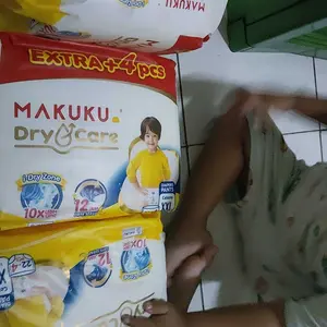 [PROMO BUNDLING 3 PACK] MAKUKU Diapers Dry Care NB/S/M/L/XL/XXL