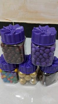 Product Review of Hampers Mawar Ungu Ovina Sugar Candy Rose murah dan unik  ( AFL) Botol Paket Coklat Permen Toples Gummy Snacks Food Makanan Choco Red Chocolate Cemilan from ** m**e 1
