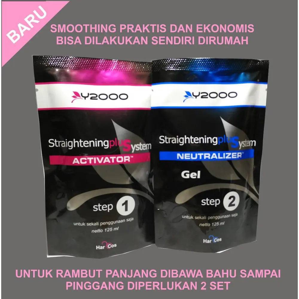 Y2000 OBAT PELURUS RAMBUTSELF HAIR STRAIGHTENING GEL SMOOTHING REBONDING