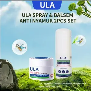 FYC - ULA Spray & Balsem Anti Nyamuk 2pcs Set Repelling Mosquitoes