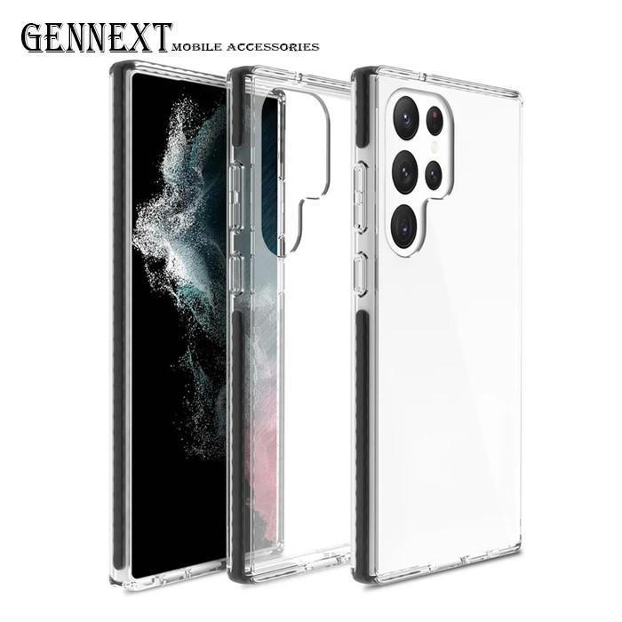 Gambar GENNEXT Case Hybrid TRANSPARAN CASING FOR SAMSUNG S24 S24PLUS S24ULTRA PLUS ULTRA - SAM S24, TR+BLACK dari GENNEXT OFFICIAL STORE Kota Administrasi Jakarta Pusat Tokopedia
