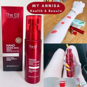 The Elf Nano White Dose Whitening Body Serum Kemasan Terbaru Original Thailand ADA BARCODE