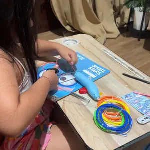 3D Pen 3D Printer Mainan Edukasi Anak Pena 3D Printing Hadiah Liburan Anak Pena Gambar 3D Kerajinan Tangan Melatih Pena 3D