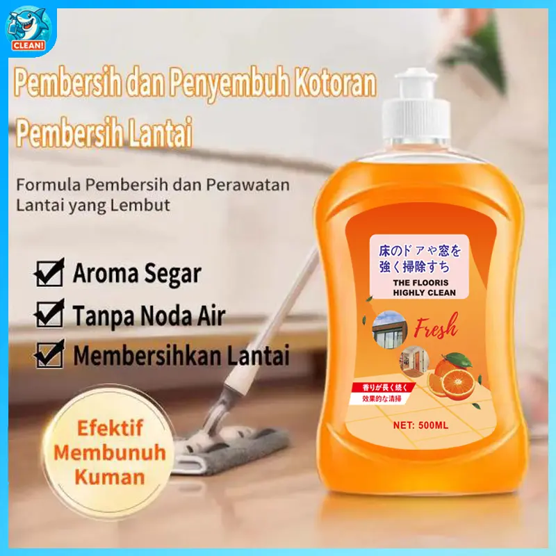Pembersih lantai - Cocok untuk mengepel lantai keramik, membersihkan rumah, merawat lantai kayu, dengan aroma tahan lama.