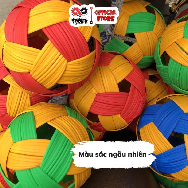 Trái, Quả Cầu Mây Thể Thao Pando Nhựa Tổng Hợp Cao cấp Với Độ Dẻo Cao Tiêu Chuẩn Tập Luyện Và Thi Đấu_Nhiều Màu 2