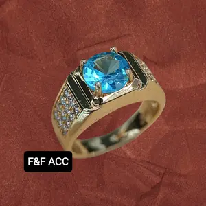 CINCIN PRIA MODEL BATU TERLARIS Aksesoris Putih