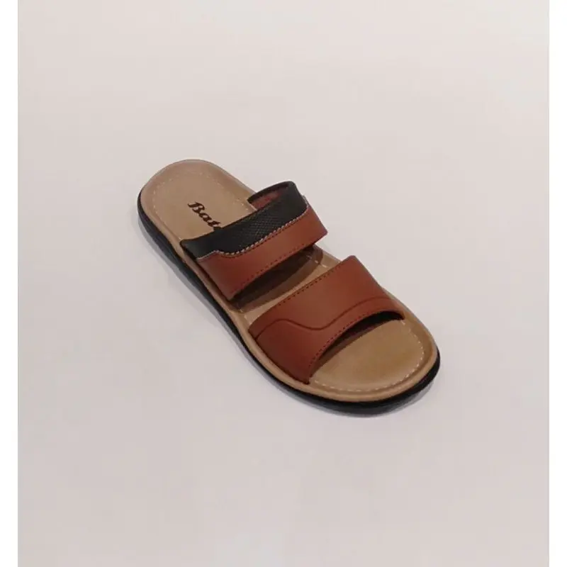 Sandal Pria Bata Original Model Selop warna coklat dan Biru bahan sintetis SANDAL BATA SALVADOR 8