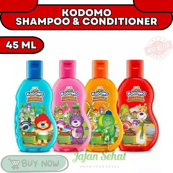 Kodomo Shampoo & Conditioner Gel 45ml Botol 0