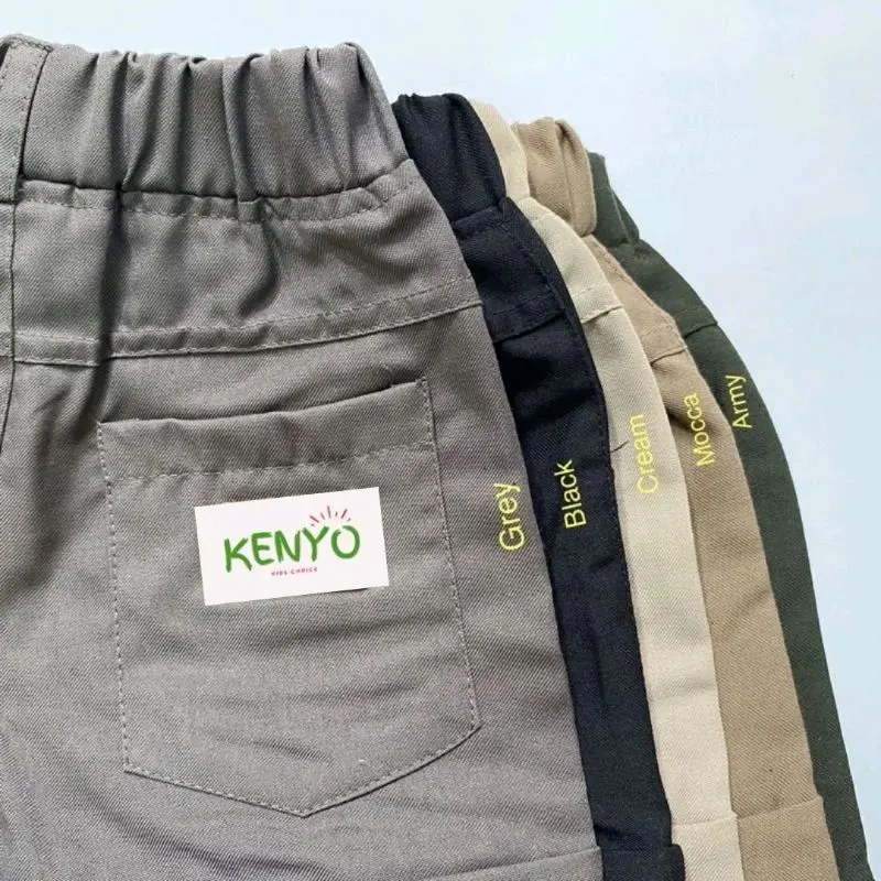 Celana Chinos Pendek Anak Unisex Kenyo 1-5 Tahun 8