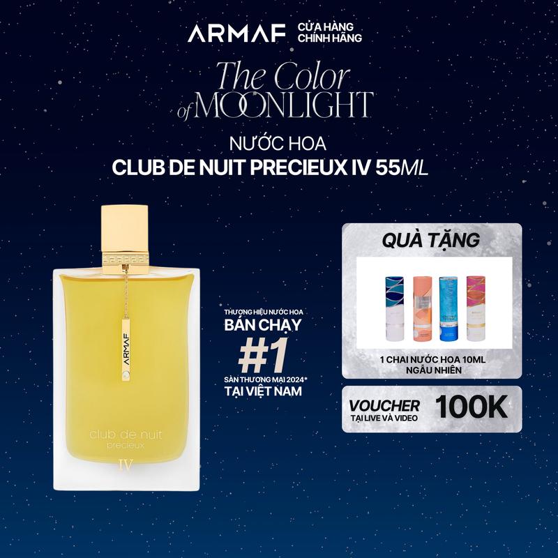 HuynhDangThong x Armaf Nước hoa nữ Armaf CLUB DE NUIT PRECIEUX IV EXTRAIT DE PARFUM EDP 55ML
