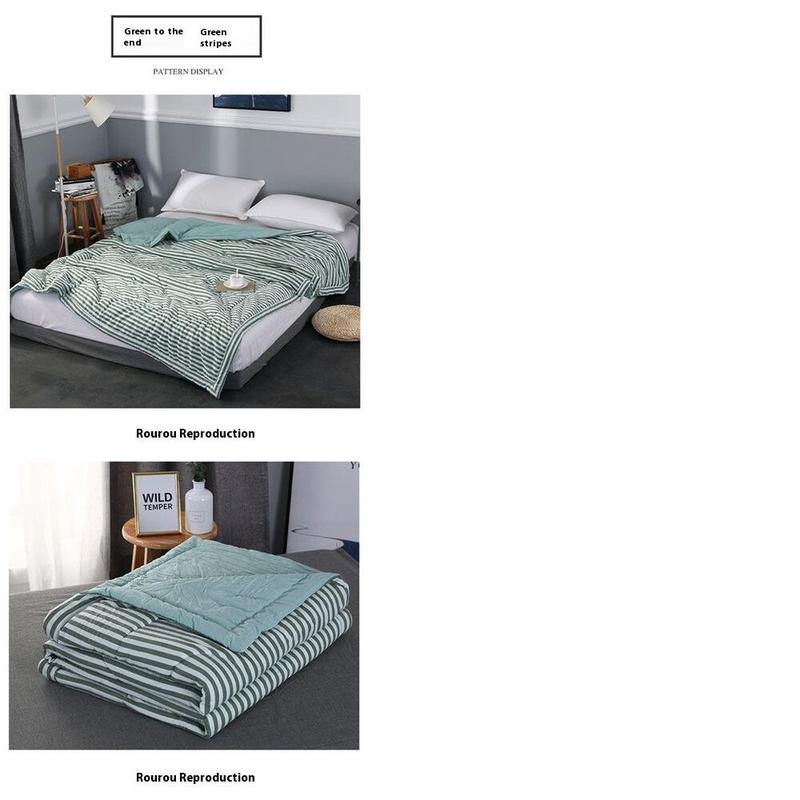 Product Introduction of EAY Life Summer Blanket Comforter Thin Soft Breahable Quilt Washed Cotton 13