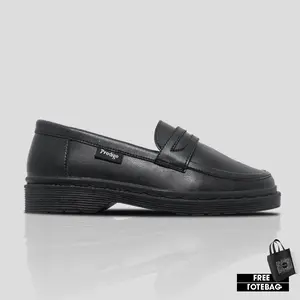 Prodigo * Sepatu Pria Blora Full Black | Sepatu Slip On | Loafer | Sepatu Low Boots | Slip On Terbaru