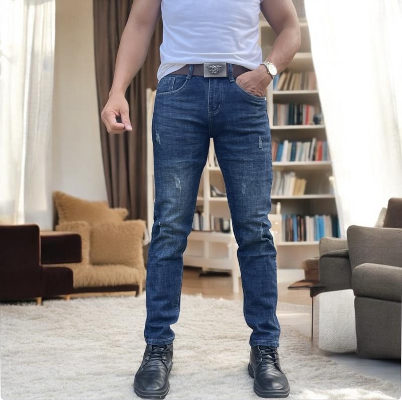 QUẦN JEANS NAM-9 MẪU- CHẤT LIỆU CO GIẢN- DÀY KHÔNG PHAI MÀU.-SIZE 28 ĐẾN 36-THEO KỊP THỜI TRANG-VÀ XU HƯỚNG. Menswear jeans Cotton Pants 3